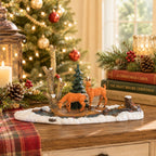 LEMAX 03327 , Feeding Deer, Set Of 3