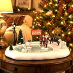 LEMAX 14837 North Pole Skating Rink, B/O (4.5V)
