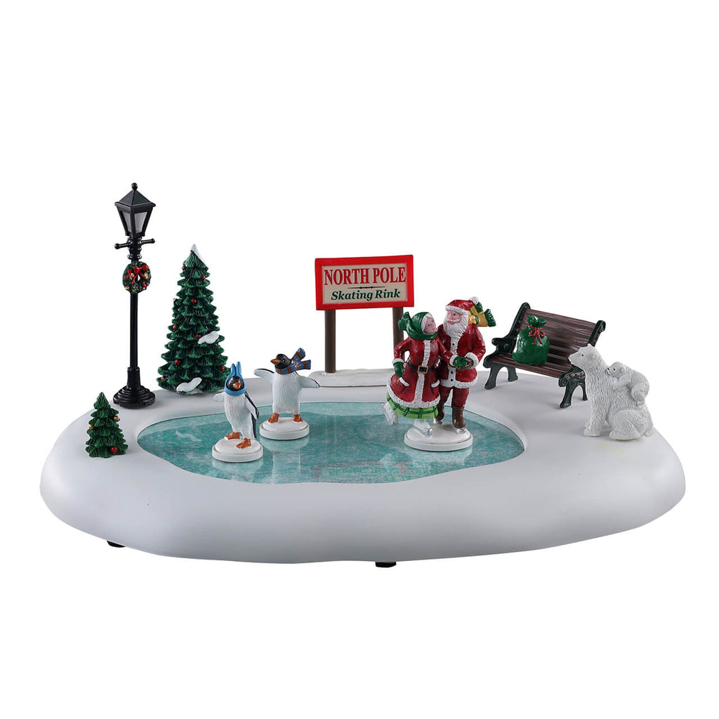 LEMAX 14837 North Pole Skating Rink, B/O (4.5V)