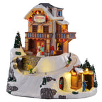 LEMAX 15735-UK Winterhaus Resort, Incl. Adaptor 74254, 550 mA (White)
