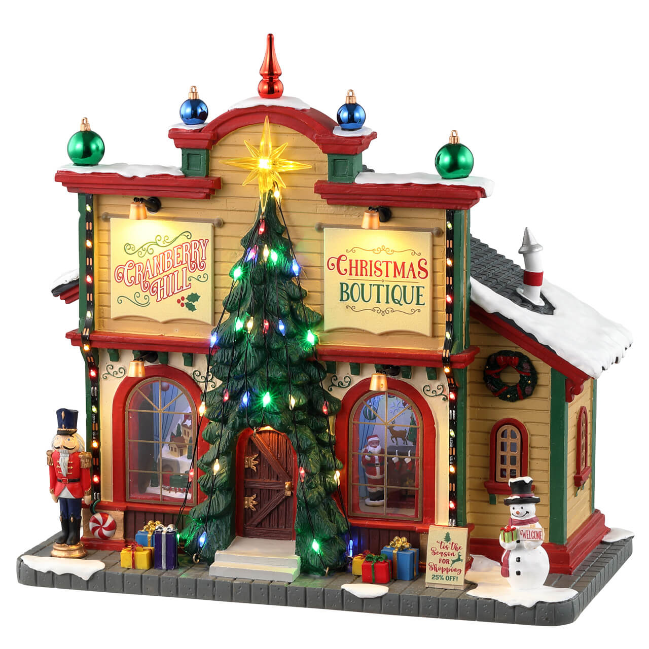 LEMAX 35023 Cranberry Hill Christmas Boutique, B/O (4.5V)
