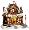LEMAX 35558-UK Santa's Workshop, Incl. Adaptor 74254, 550 mA (White)
