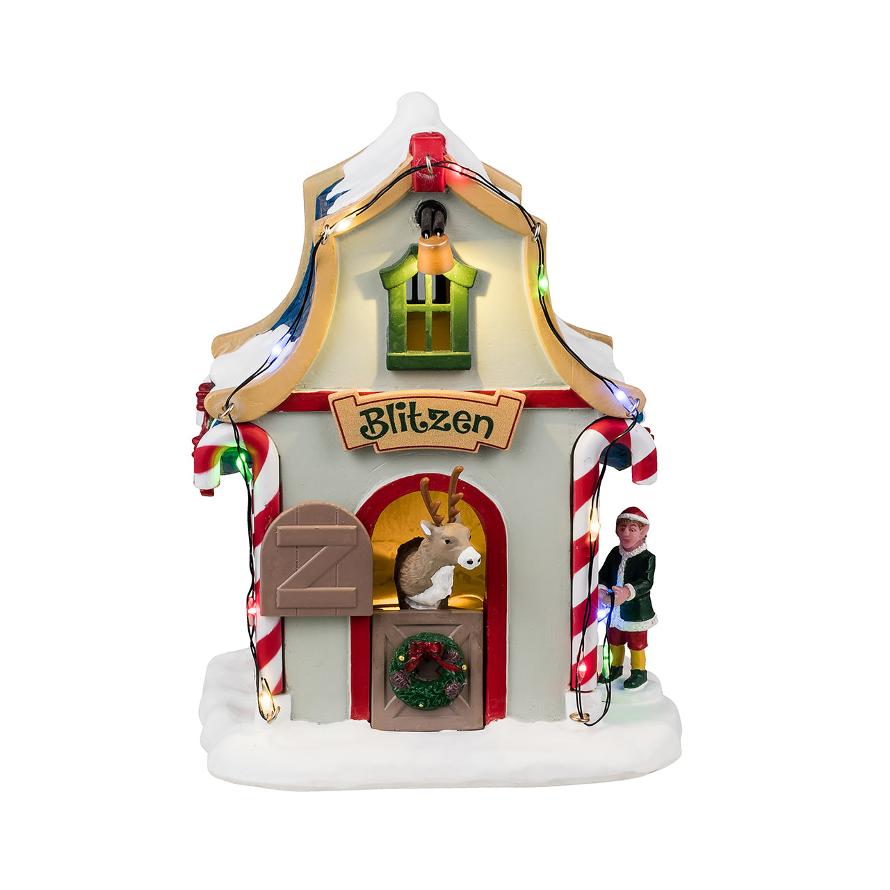 LEMAX 44334 Blitzen's Den, AC Adaptable (Not Included)