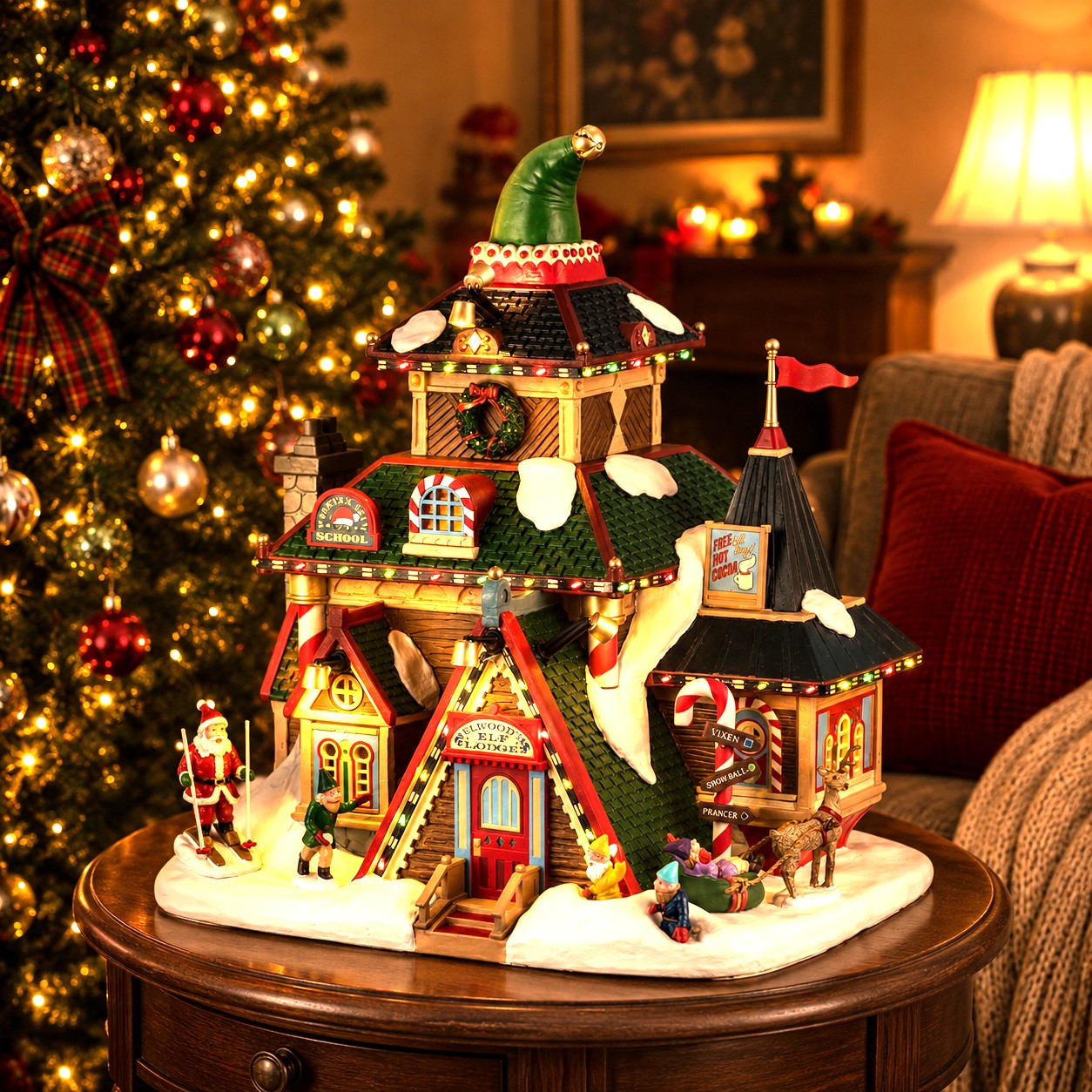 LEMAX 45224 Elwood's Elf Lodge, B/O (4.5V)