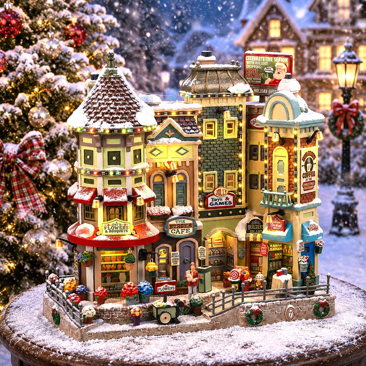 LEMAX 45227 Jingle Bell Bazaar, B/O (4.5V)