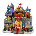 LEMAX 45270-UK Santa's Castle Gala, Incl. Adaptor 74254, 550 mA (White)