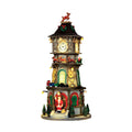 LEMAX 45735-UK Christmas Clock Tower, Incl. Adaptor 74254, 550 mA (White)