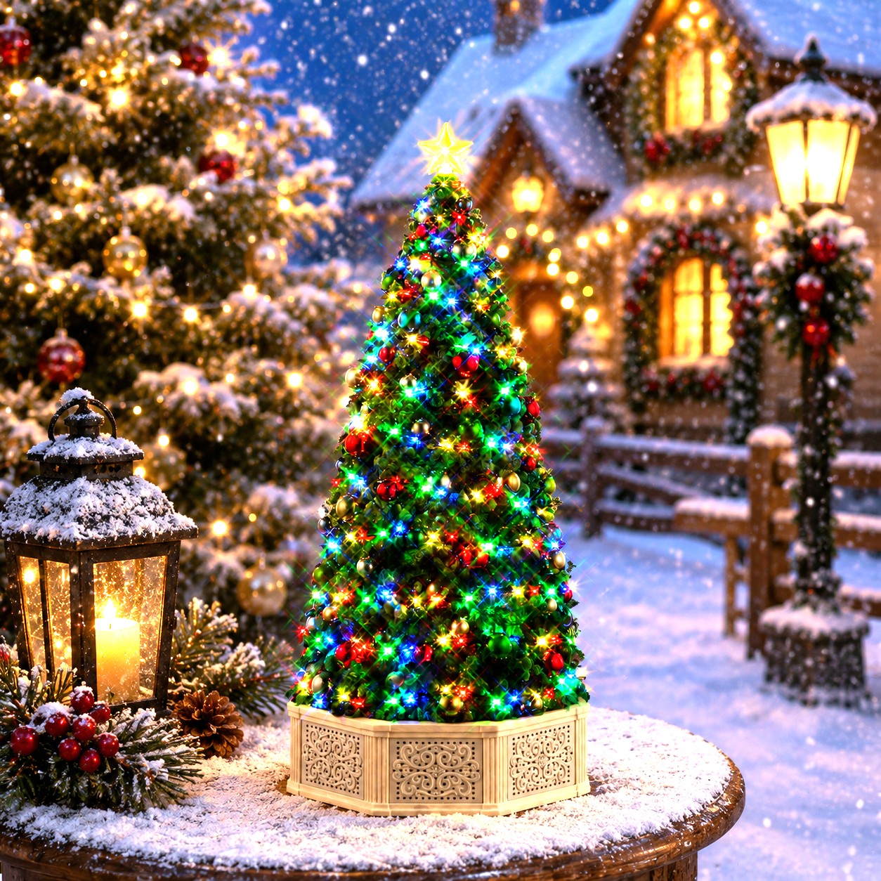 LEMAX 54580-UK Musical Tree, Incl. Adaptor