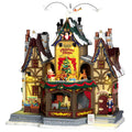 LEMAX 55026-UK Holiday Hamlet Christmas Shoppe, Incl. Adaptor 74254, 550 mA (White)