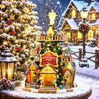 LEMAX 55311 The Tannenbaum Tower Christmas Shops, INCL. Adaptor 74254, 550 mA (White)
