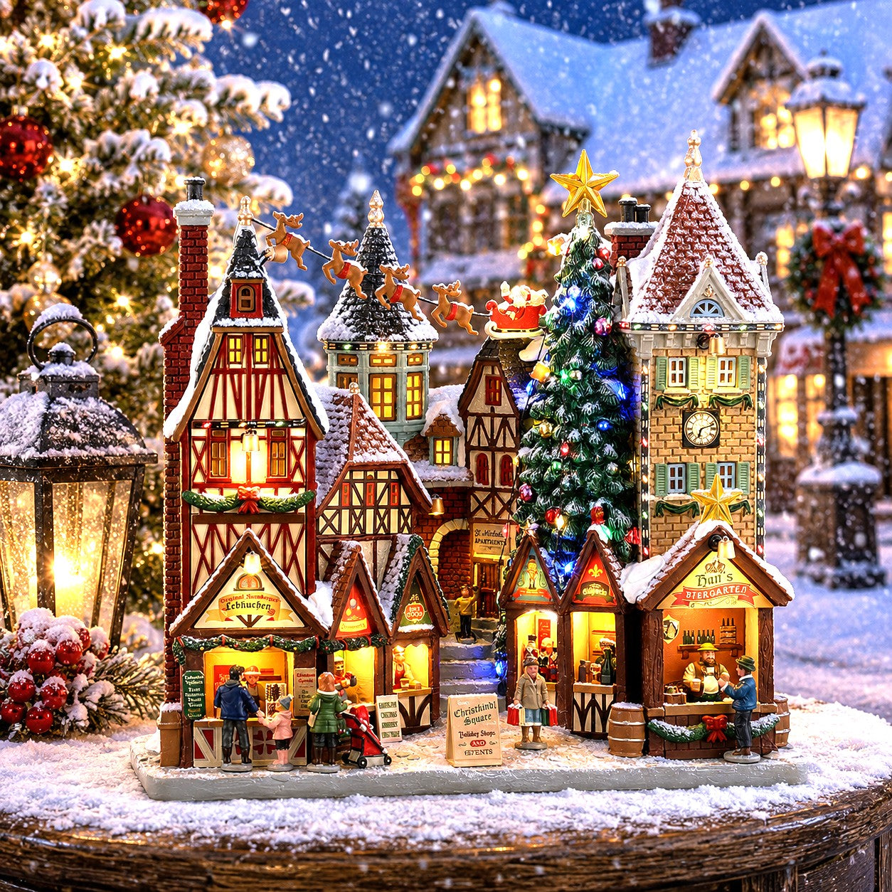 LEMAX 55319 Christkindl Square, B/O (4.5V)
