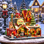 LEMAX 55325 Kringle's Courier - Lighted Christmas Village Building with Sound (2025)