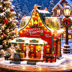LEMAX 55350 Festive Tidings Nursery, B/O (4.5V)
