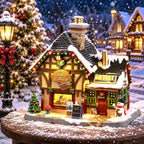 LEMAX 55354-UK The Creative Cottage, Incl. Adaptor 44338, 100 mA (White)