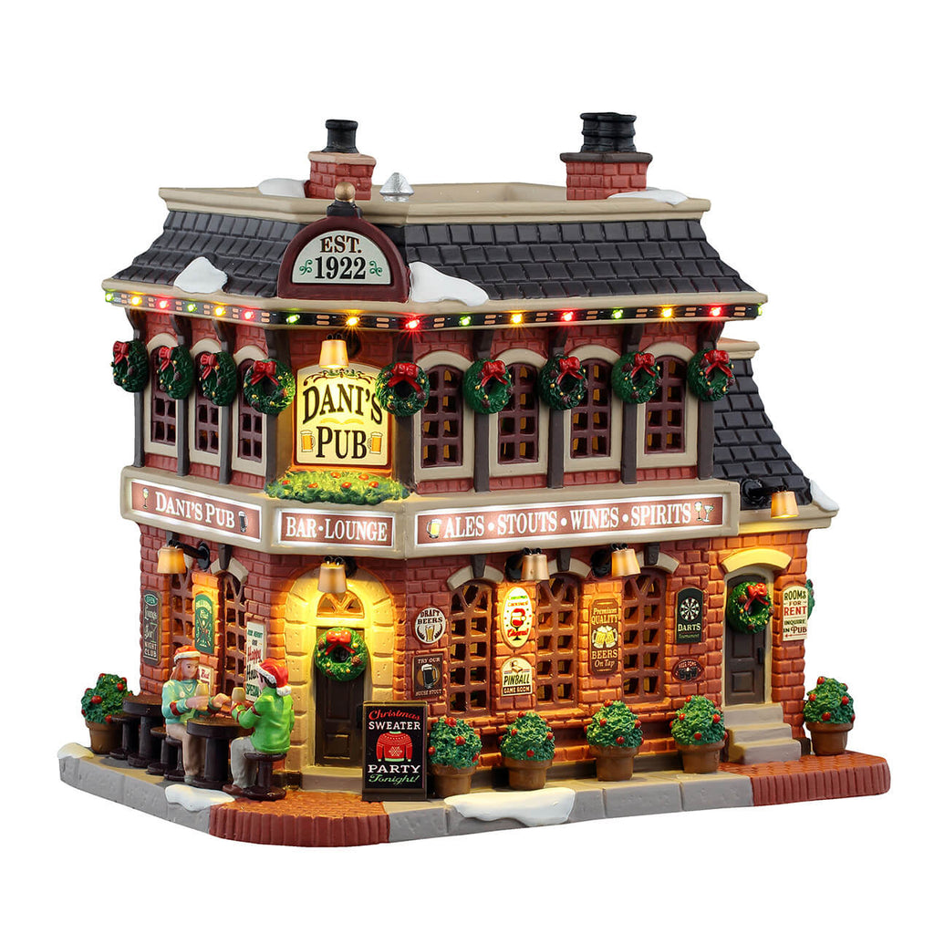 LEMAX 55356-UK Dani's Pub, Incl. Adaptor 44338, 100 mA (White)