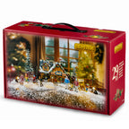 LEMAX 56676-UK Apres-Ski Lodge Set, INCL. Adaptor 74254, 550 mA (White)