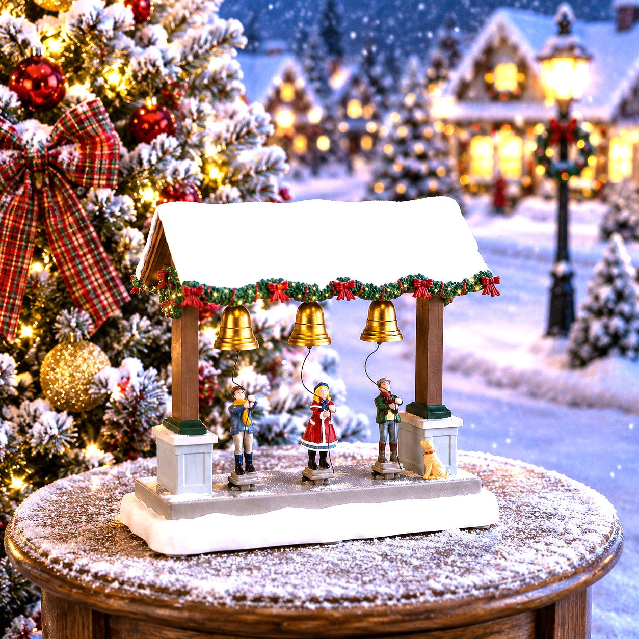 LEMAX 64637 Christmas Bells Are Ringing, B/O (4.5V)