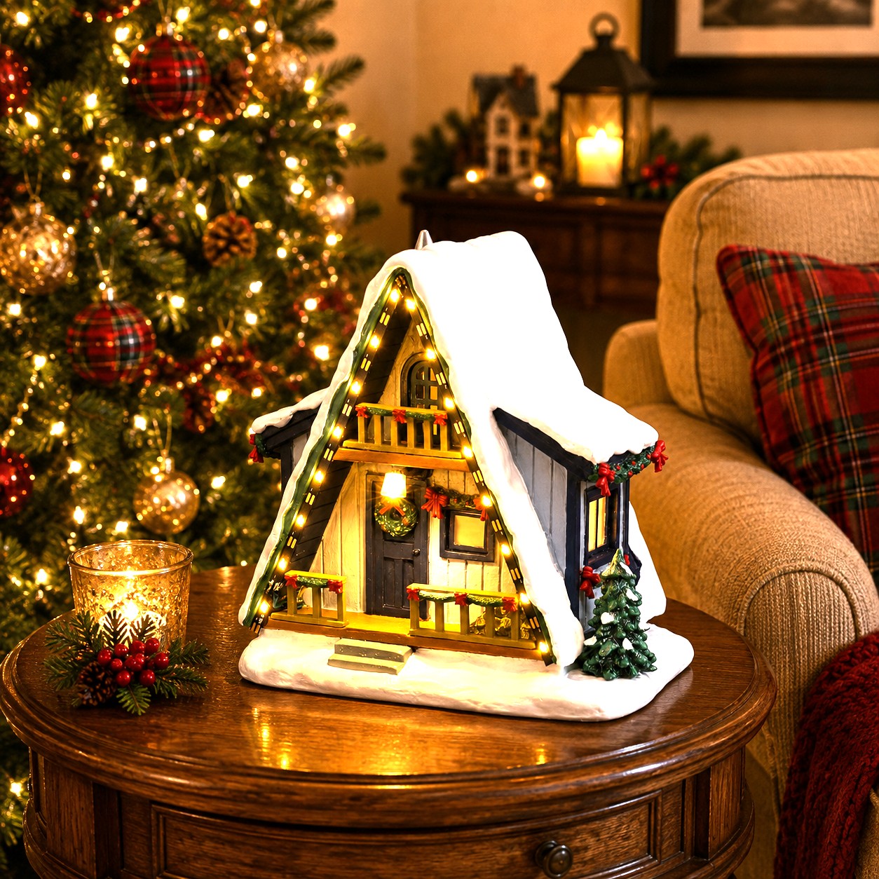 LEMAX 64678 A-Frame Rental Home, AC Adaptable (Not Included)