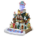 LEMAX 65522 Santa's Hot Springs Oasis - Lighted Christmas Village Building with Sound (2026)