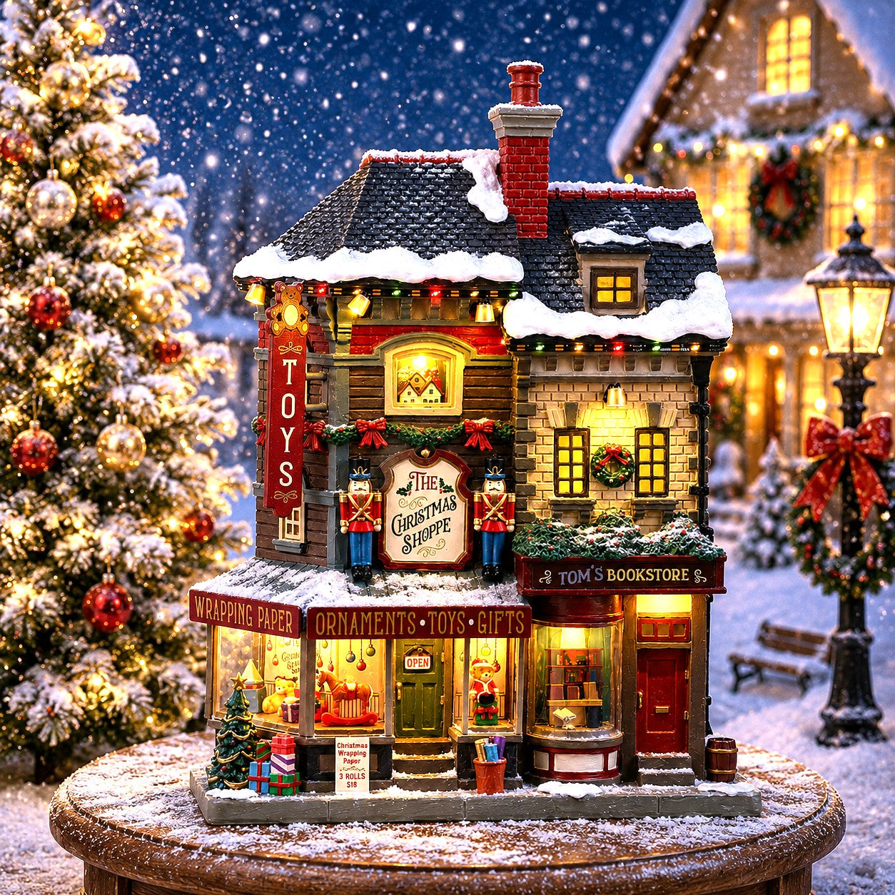 LEMAX 65568 The Christmas Shoppe, B/O (4.5V)