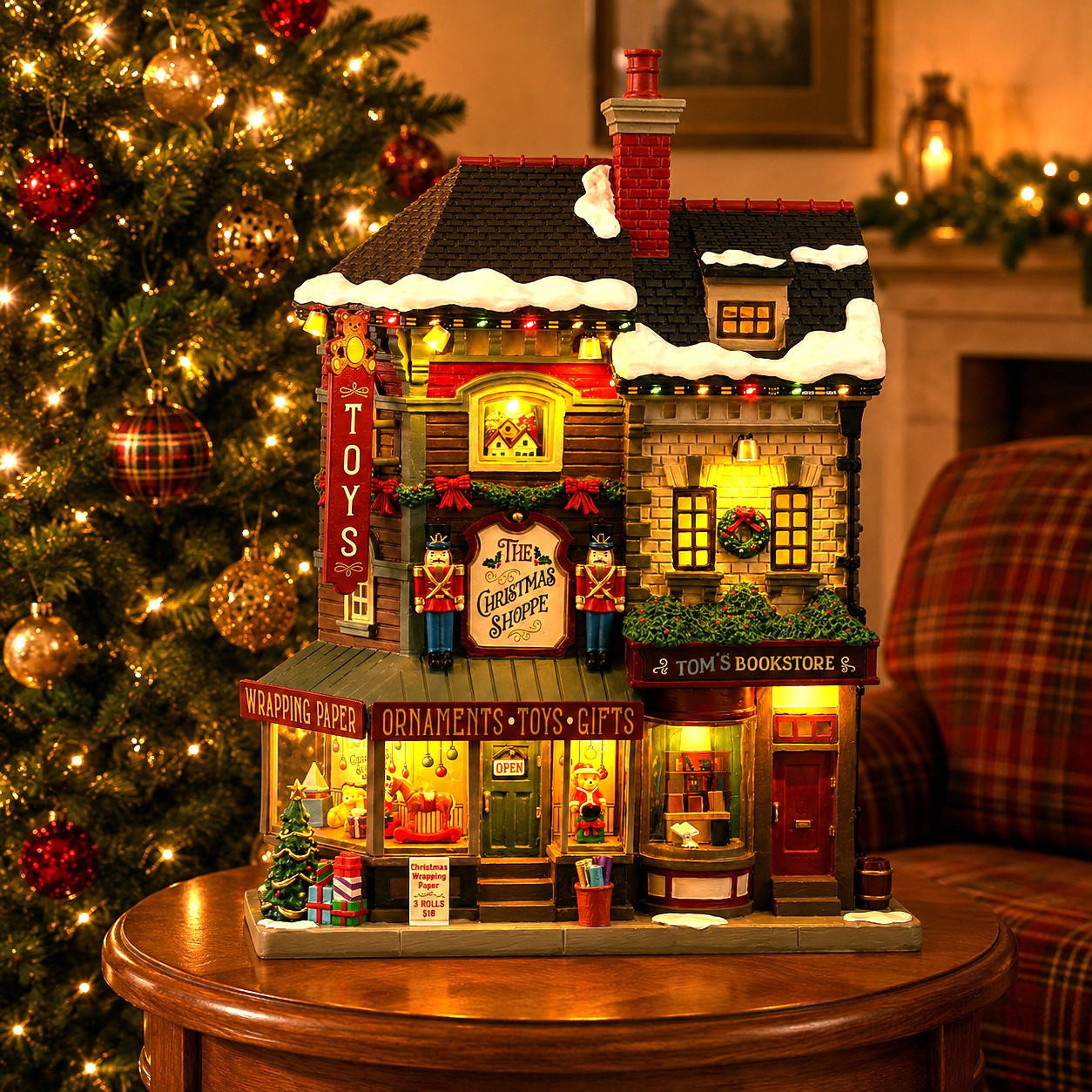 LEMAX 65568 The Christmas Shoppe, B/O (4.5V)