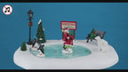 LEMAX 14837 North Pole Skating Rink, B/O (4.5V)