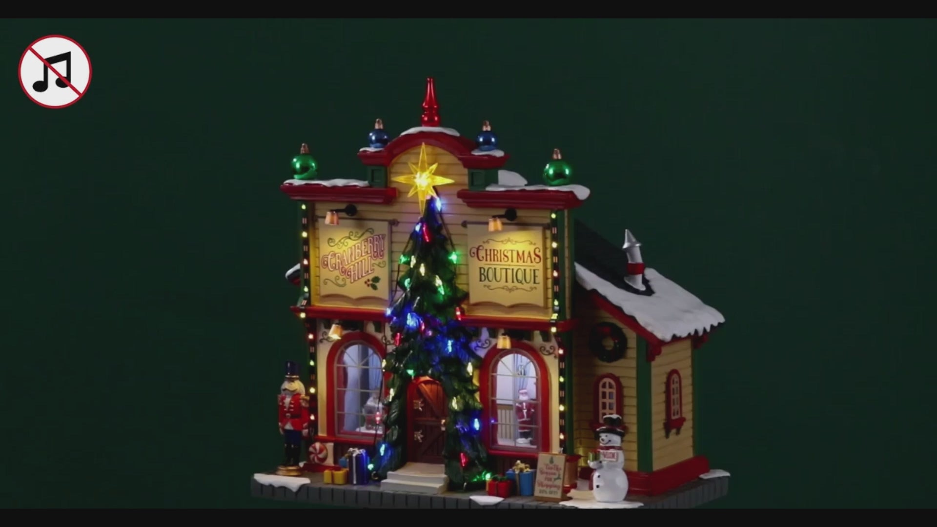 LEMAX 35023 Cranberry Hill Christmas Boutique, B/O (4.5V)