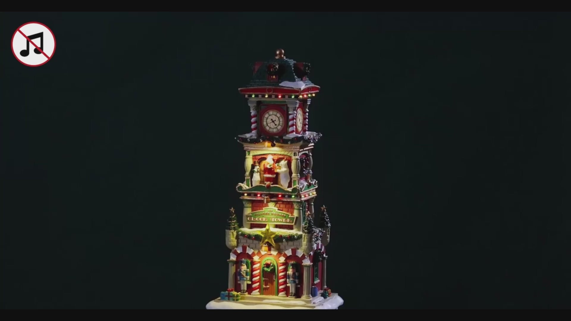 LEMAX 55320 The Village Square Clock Tower, B/O (4.5V)