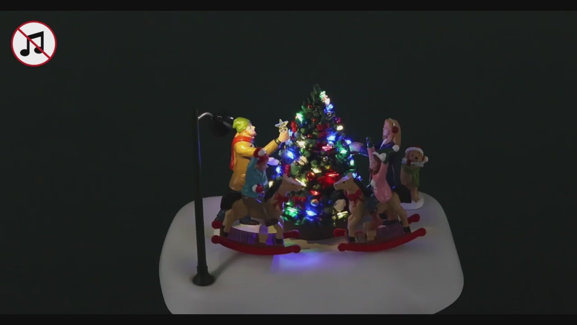 LEMAX 44321 Rockin' Around The Christmas Tree, B/O (4.5V)