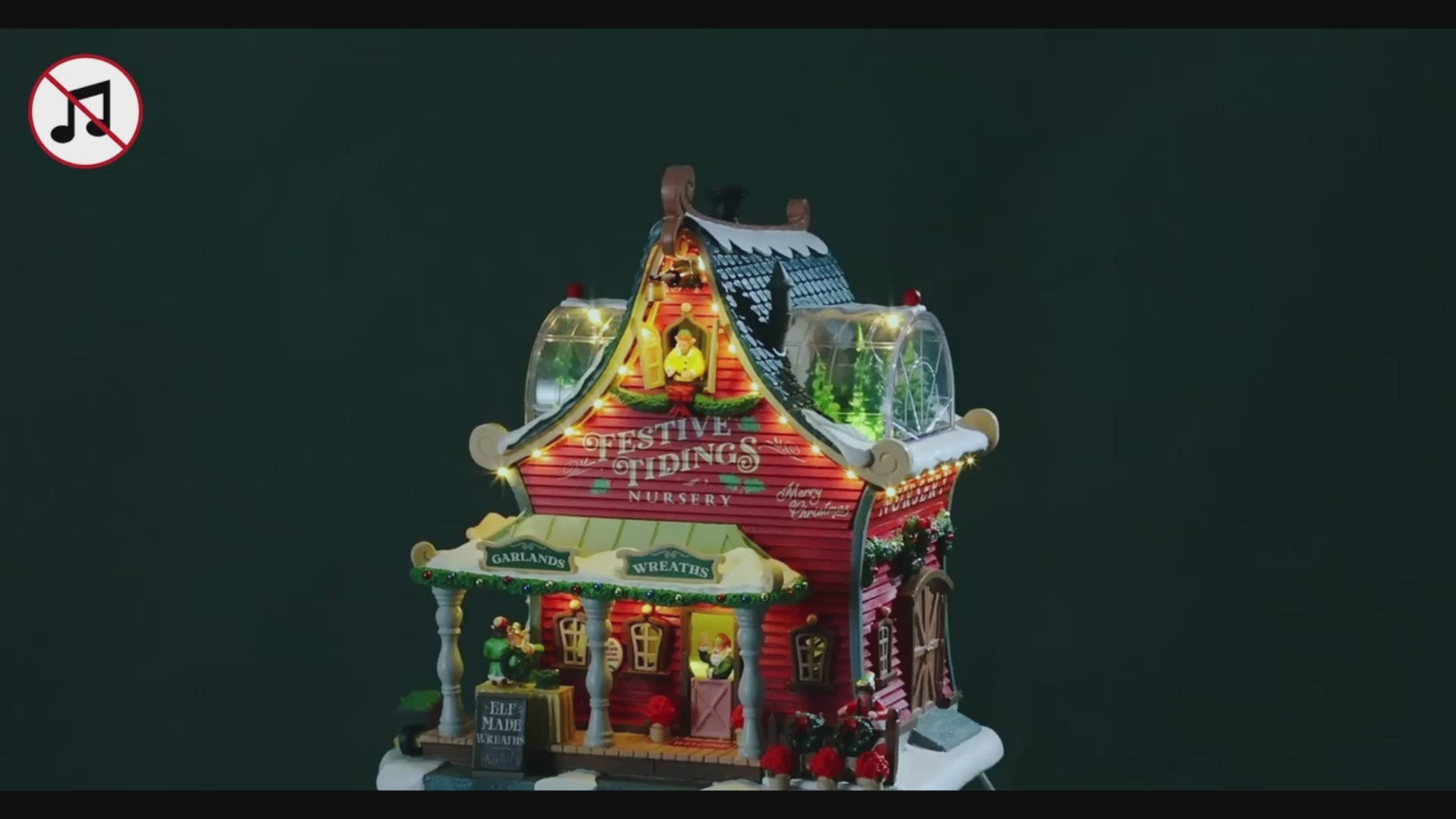 LEMAX 55350 Festive Tidings Nursery, B/O (4.5V)