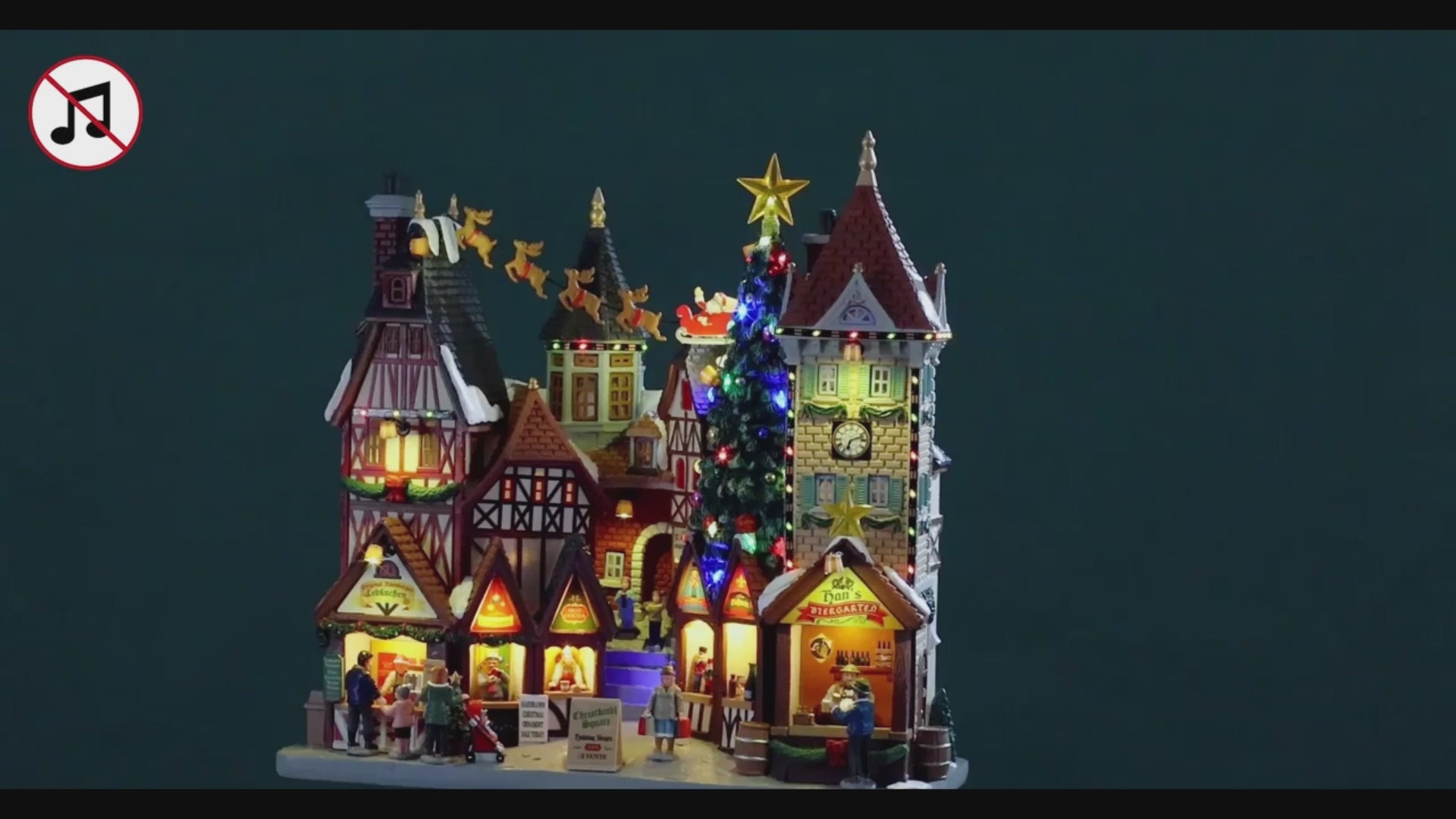LEMAX 55319 Christkindl Square, B/O (4.5V)