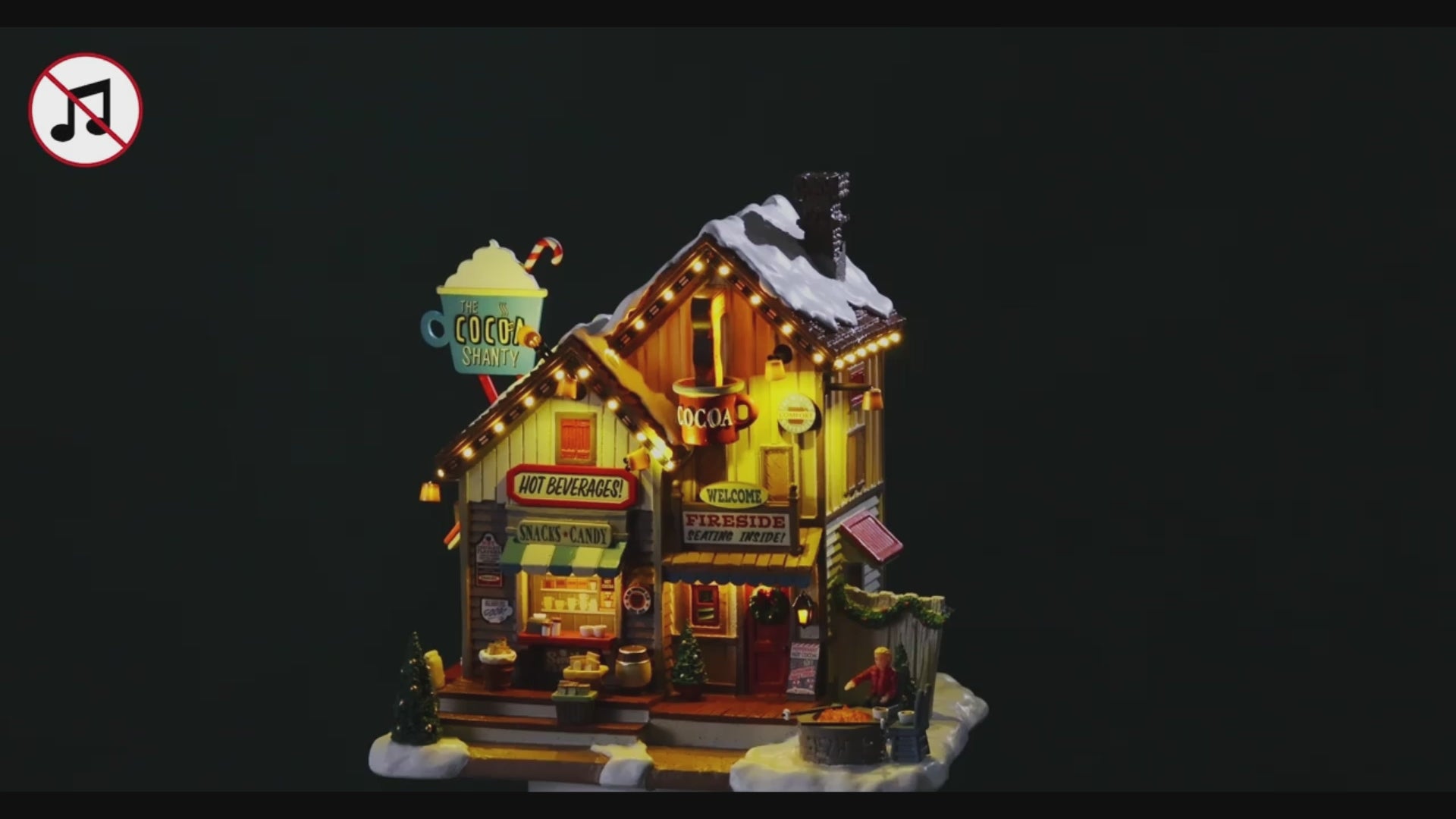 LEMAX 65528 The Cocoa Shanty, B/O (4.5V)